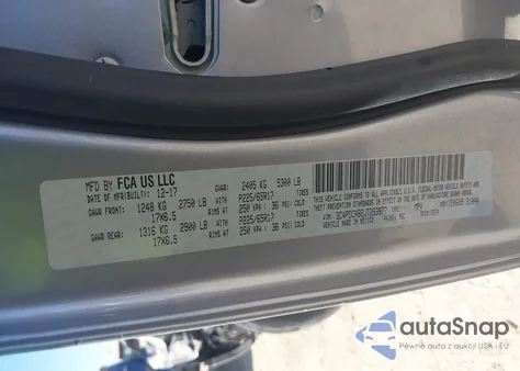 2018 Dodge Journey Se from USA, damaged, VIN 3C4PDCAB2JT253877